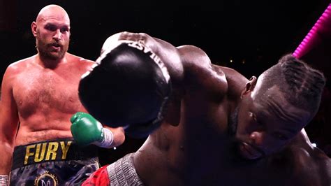 Tyson Fury overcomes two knockdowns, stops Deontay Wilder in .